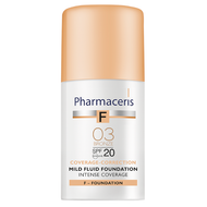 Pharmaceris F Coverage-Correction, 03 Bronze, fluid intensywnie kryjący SPF 20, 30 ml