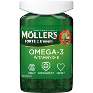 Möller’s Forte z tranem, 112 kapsułek