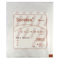 Opatrunek przeciwbakteryjny Sorelex, 10 cm x 10 cm, 1 sztuka
