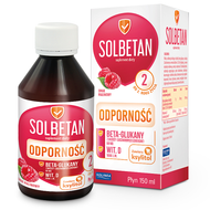 Solbetan syrop 2+, smak malinowy, 150 ml