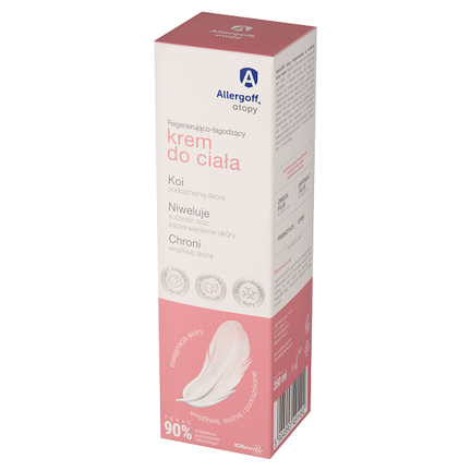 Allergoff, krem do ciała, regenerująco-łagodzący, 250 ml - 5904993491492