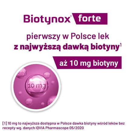 Biotynox Forte 10 mg, 30 tabletek - TABLETKI