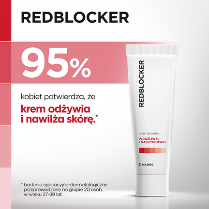 RedBlocker, krem do skóry naczynkowej na noc, 50 ml - AFLOFARM