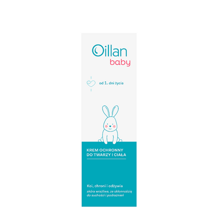 Oillan Baby Krem ochronny do twarzy i ciała, 75 ml - KOSMETYK