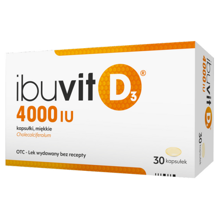 Ibuvit D3 4000 IU, 30 kapsułek miękkich - zdjęcie produktu