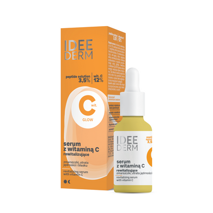 IDEEPHARM Idee Derm rewitalizujące serum z witaminą C, 30 ml — Składniki i ocena