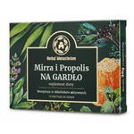 Mirra i Propolis na gardło, bez cukru, 12 pastylek do ssania