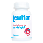 Lewitan, tabletki z drożdży piwowarskich z arcydzięglem, 200 sztuk