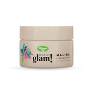Natur Glam, cukrowy scrub do ciała, Malina, 300 ml