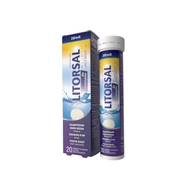 Zdrovit Litorsal Senior+ dla diabetyków, 20 tabletek musujących o smaku pomarańczowym