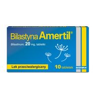 Bilastyna Amertil, 20 mg, 10 tabletek