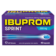 Ibuprom Sprint 200 mg, 40 kapsułek miękkich