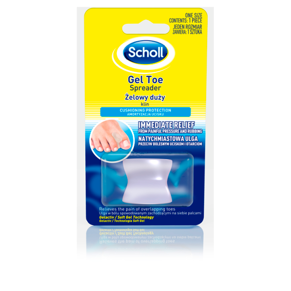 Scholl, klin do stóp międzypalcowy żelowy na halluksy, 1 sztuka
