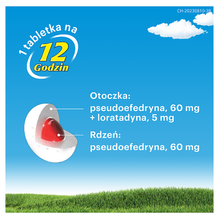 Claritine Active, 6 tabletek - Dorosły, Dziecko, Młodzież