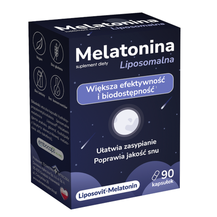 Melatonina Liposomalna, 90 kapsułek - zdjęcie produktu