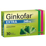 Ginkofar extra 240 mg, 30 tabletek powlekanych