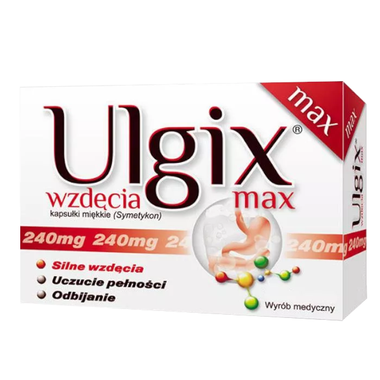 Ulgix wzdu0119cia Max 240 mg, 15 kapsuu0142ek
