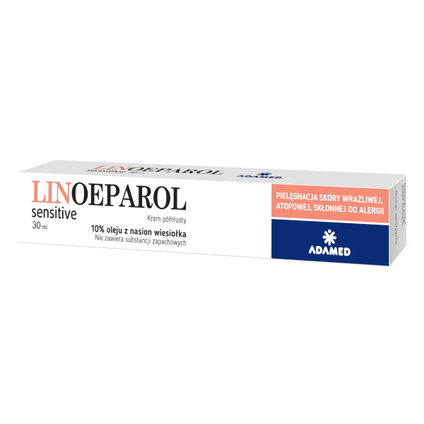 ADAMED Linoeparol sensitive, krem, 30 ml — Składniki i ocena