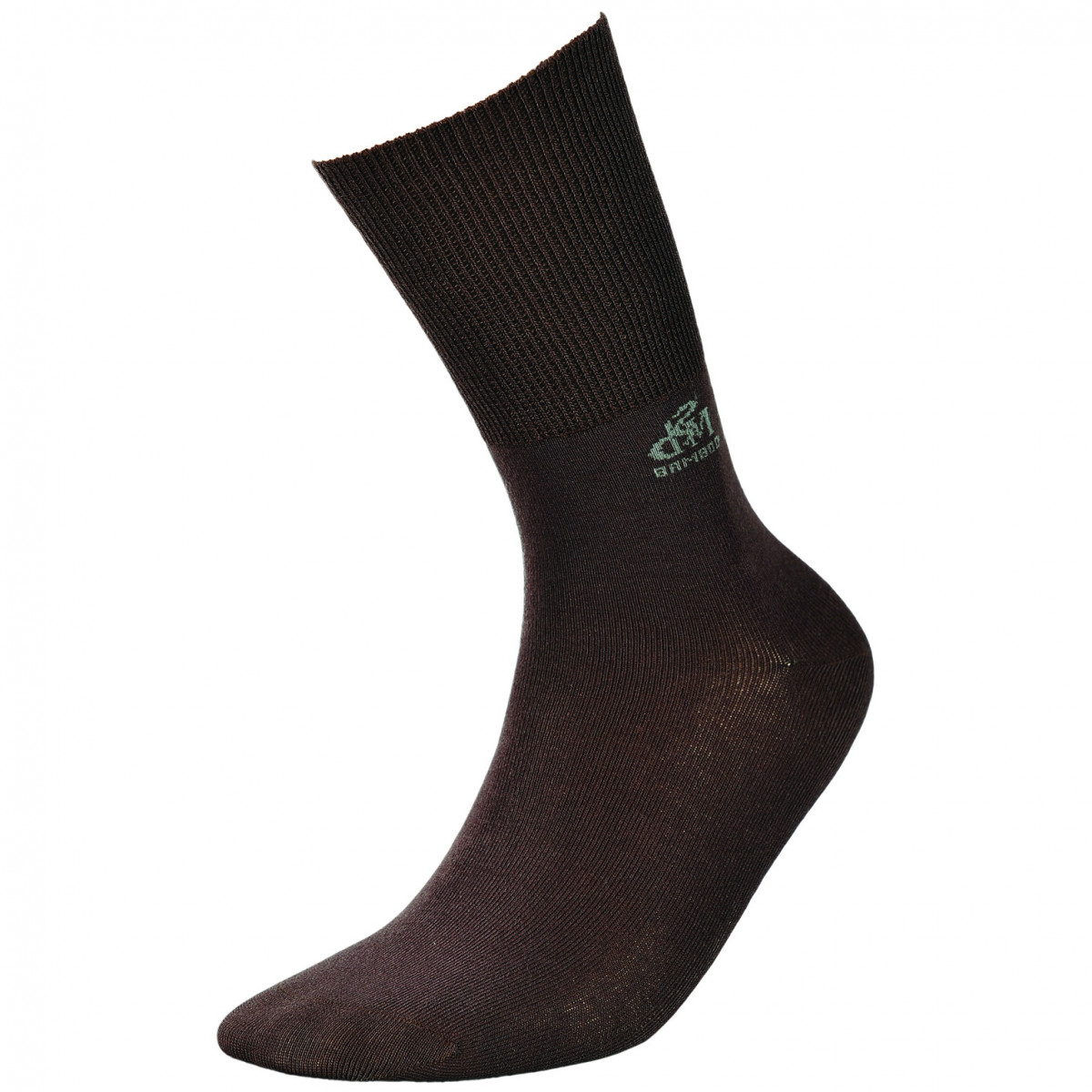 Profilaktyczne skarpetki z przędzy bambusowej DeoMed Bamboo, rozmiar 43-46, brązowe