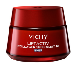 Vichy Liftactiv Collagen Specialist Noc, przeciwzmarszczkowy krem na noc