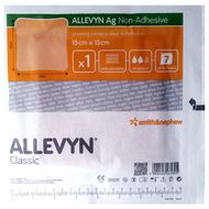 Allevyn AG Non Adhesive, 15 cm x 15 cm, opatrunek piankowy ze srebrem, 1 opatrunek