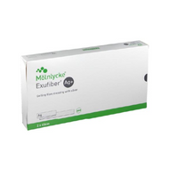 Exufiber Ag+, 2 cm x 45 cm, opatrunek ze srebrem, 1 opatrunek