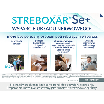 Streboxar Se+, 30 kapsułek - 5906750263243