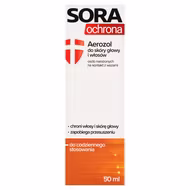 Sora Protect, aerozol na włosy zapobiegający wszawicy, 50 ml