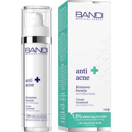 BANDI COSMETICS Bandi Medical Expert Anti-Acne, kremowa kuracja antytrądzikowa, 50 ml — Inhaltsstoffe i ocena