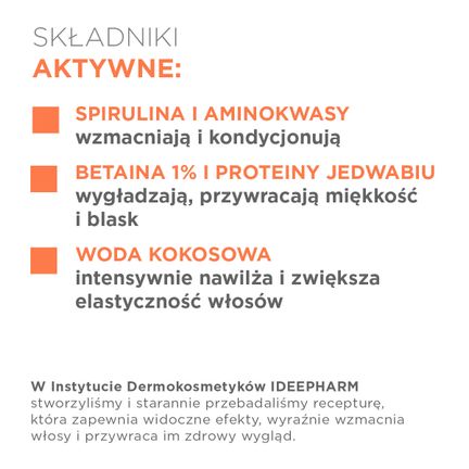 Idee Derm, szampon odbudowujący do włosów wysokoporowatych, 300 ml  - SZAMPON
