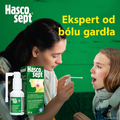 Hascosept, lek na ból gardła, spray, 30 g  - PRODUKT LECZNICZY NIEREFUNDOWANY OTC