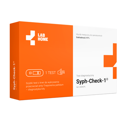 SYPH-Check-1, test na wykrycie wczesnej i późnej kiły, 1 sztuka - zdjęcie produktu