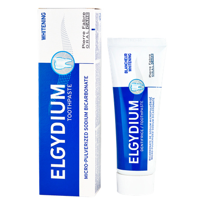 PIERRE FABRE Elgydium Whitening, wybielająca pasta do zębów, 50 ml — Składniki i ocena