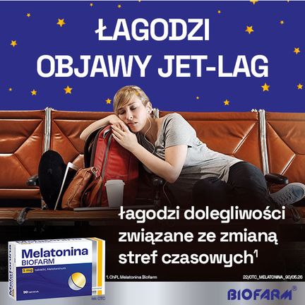 Melatonina Biofarm 5 mg, 90 tabletek  - Dorosły
