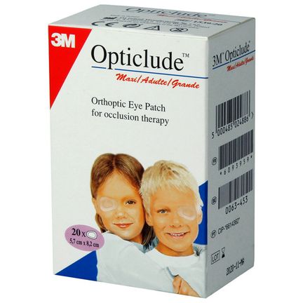 Opticlude, plaster na oko do terapii okluzyjnej, 5,7 cm x 8 cm, 20 sztuk - zdjęcie produktu