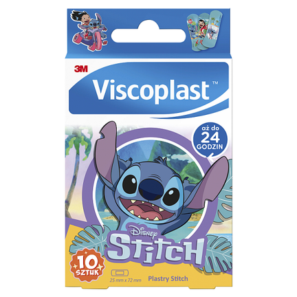 Viscoplast Plastry Stitch, 72 mm x 25 mm, 10 sztuk - WYRÓB MEDYCZNY