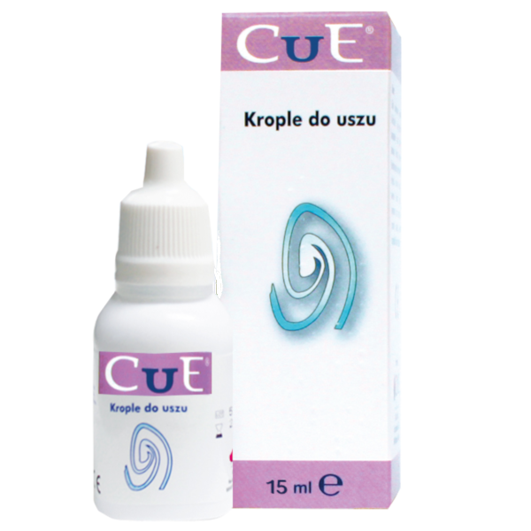 Cue, krople do uszu, 15 ml