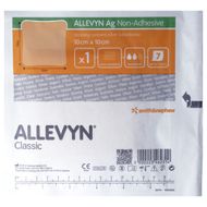 Allevyn AG Non Adhesive, 10 cm x 10 cm, opatrunek piankowy ze srebrem, 1 opatrunek