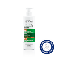 Vichy Dercos, szampon przeciwłupieżowy z odżywką 2w1, 390 ml