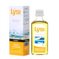 Tran islandzki Lysi o smaku cytrynowym, 240 ml