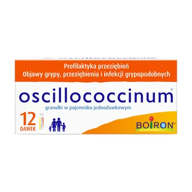 Oscillococcinum, granulki w pojemniku jednodawkowym, 12 dawek