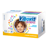 Vibovit Bobas, smak waniliowy, 44 saszetki