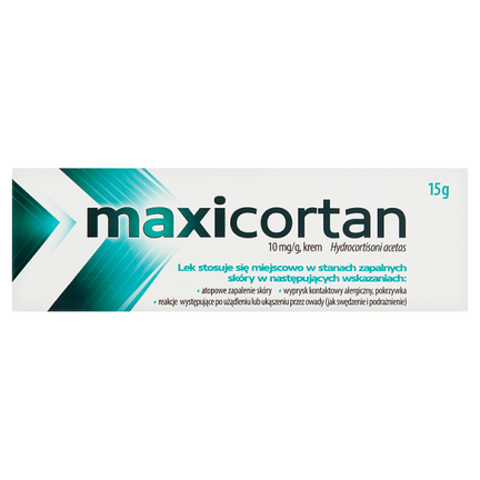 Maxicortan 10 mg/g, krem, 15 g - zdjęcie produktu