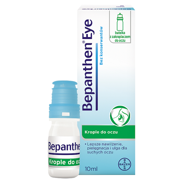 Bepanthen Eye, krople do oczu, 10 ml