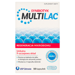 Multilac, synbiotyk + probiotyk, 10 kapsułek
