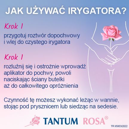 Tantum Rosa, irygator do higieny intymnej, 500 ml - 8594044142205