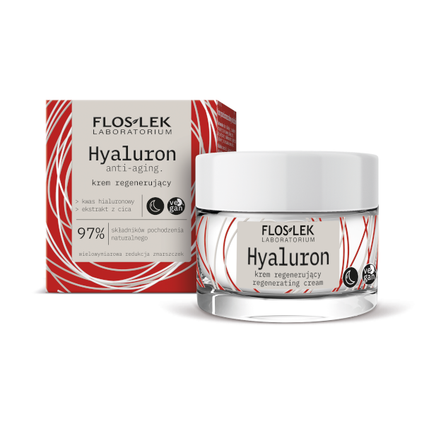 FLOS-LEK Floslek Laboratorium Hyaluron, krem regenerujący na noc, 50 ml — Składniki i ocena