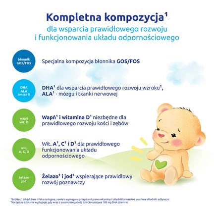 Bebiko NutriFlor Expert 2, mleko następne dla niemowląt po 6 miesiącu życia, 600g - 5900852921339