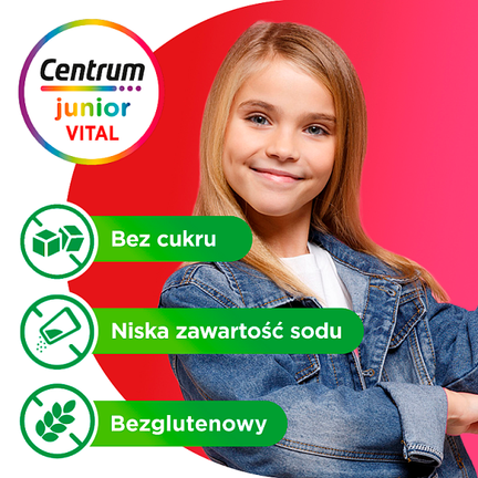 Centrum Vital Junior, 20 tabletek musujących