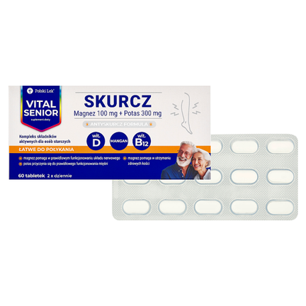 Vital Senior Skurcz, 60 tabletek - zdjęcie produktu